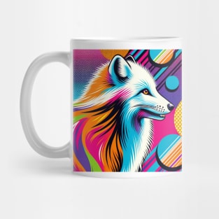 Arctic Fox Pop Art - Cool & Trendy Wildlife Mug